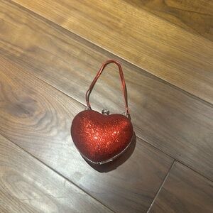 Gap kids limited edition hard case heart bag.